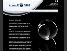 Tablet Screenshot of groupe-rondot.com
